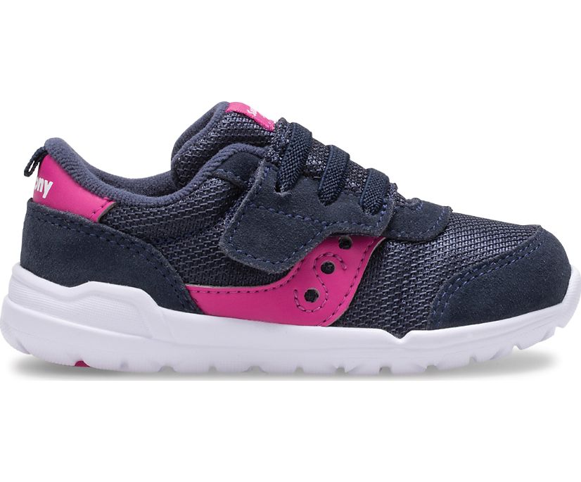 Saucony Jazz Riff Kids\' Sneakers Navy / Pink | AU 740SGLO